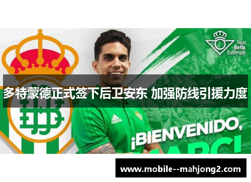 多特蒙德正式签下后卫安东 加强防线引援力度 多特蒙德正式签下后卫安东 加强防线引援力度